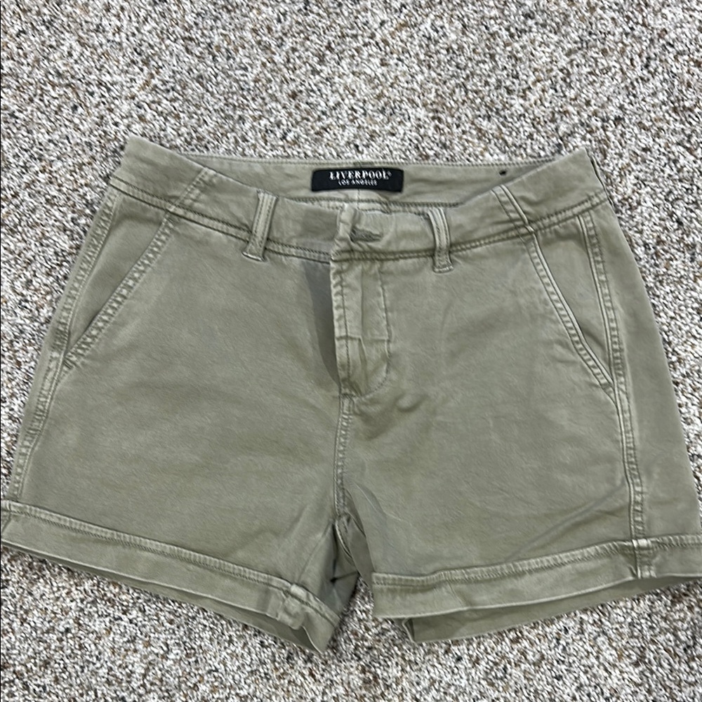 Liverpool Women's Olive Green Shorts